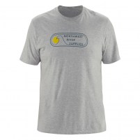 NRS Mens Retro T-Shirt - Heathered Grey