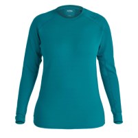 NRS Womens Expedition Weight LS Shirt - Glacier 