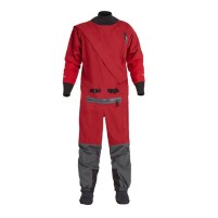 NRS Mens Explorer Semi-Dry Suit - Red