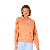Ripcurl Icons Of Surf Hoodie Fleece Womens - Coral