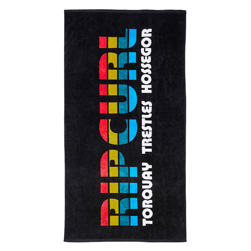 Ripcurl Mixed Towel - Black