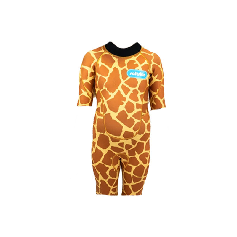 Saltskin 2mm Kids Shorty Wetsuit - Giraffe