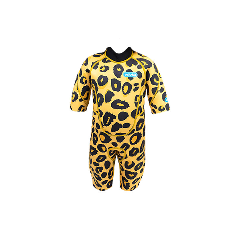 Saltskin 2mm Kids Shorty Wetsuit - Leopard