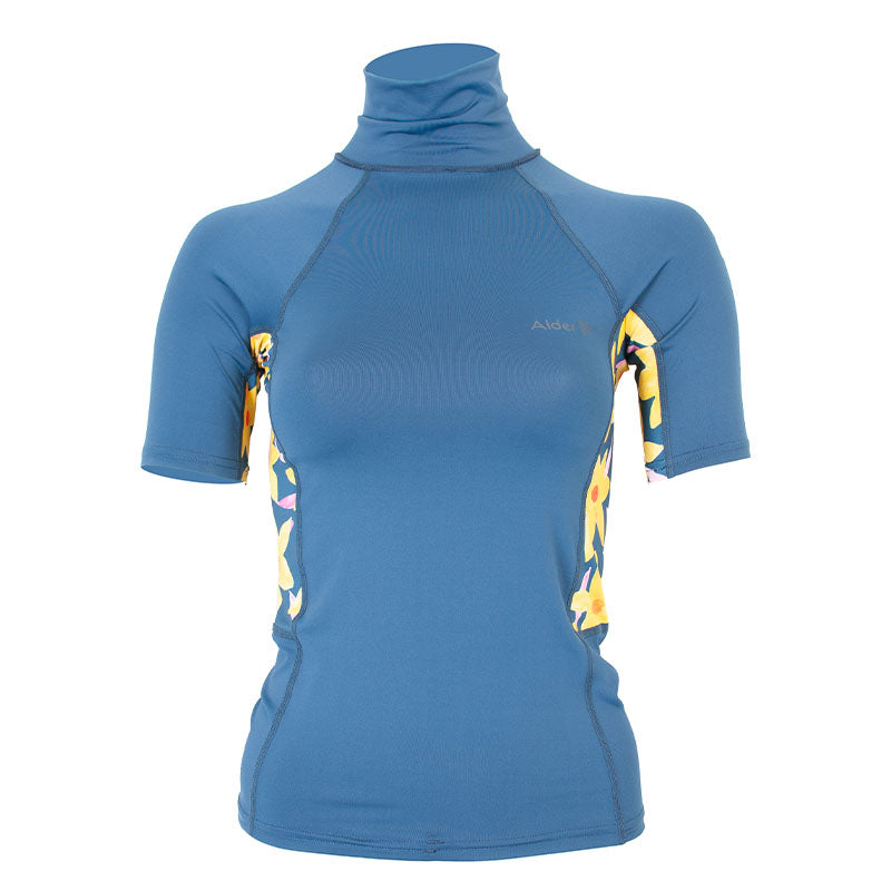 Alder Cruz Womens Rash Vest - Daff