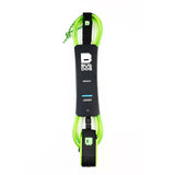 Bulldog Double Swivel Ankle Leash - Black/Lime