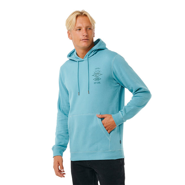 Ripcurl Search Icon Hood Fleece - Dusty Blue