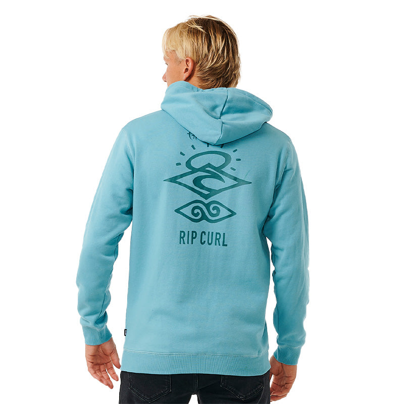 Ripcurl Search Icon Hood Fleece - Dusty Blue