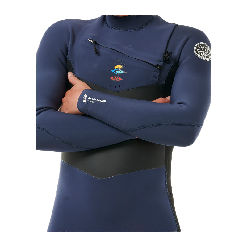 Ripcurl Dawn Patrol 4/3 Chest Zip Wetsuit - Navy