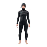 Dakine Womens Mission Chest Zip Hooded 5/4/3mm - Black