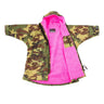 Dryrobe Advance Kids Long Sleeve - Camouflage/Pink