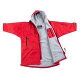 Dryrobe Advance Kids Long Sleeve - Red/Grey