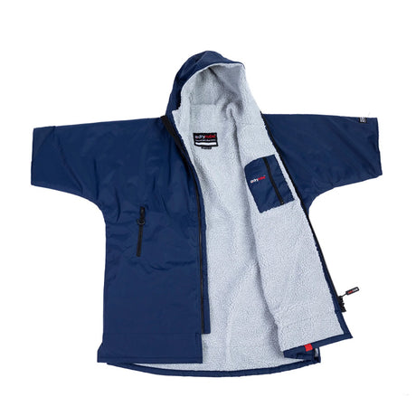 Dryrobe Advance Kids Short Sleeve - Navy/Blue/Grey