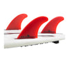 FCS 2 Accelerator Fins Neo Glass - Red