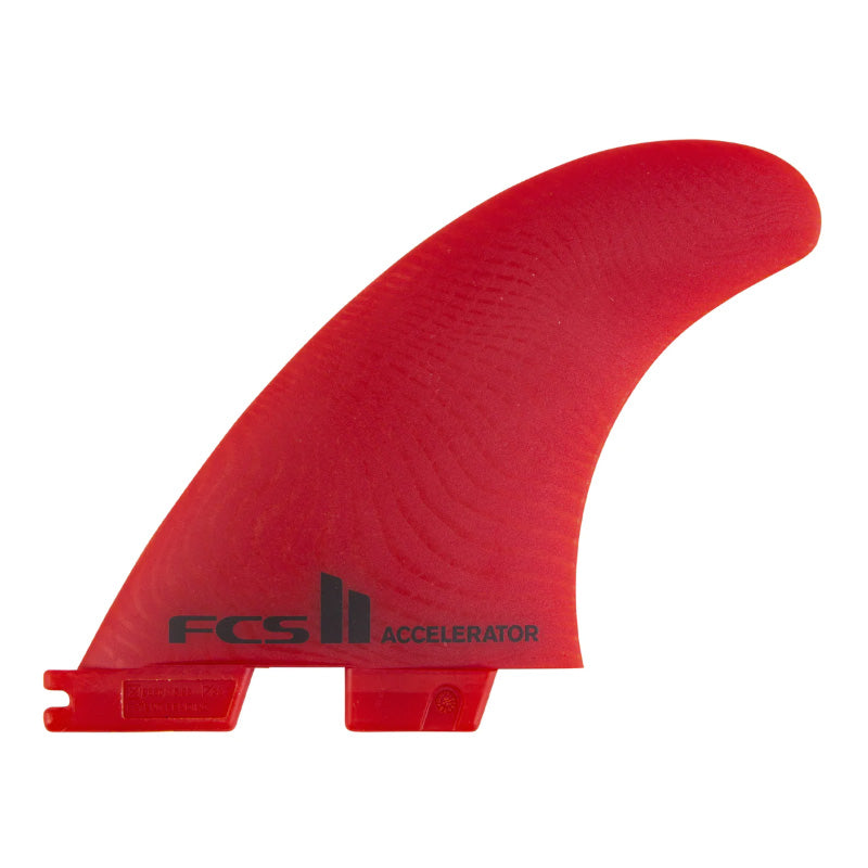 FCS 2 Accelerator Fins Neo Glass - Red