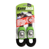 Kanulock Lockable Roof Rack Straps - 2.5m / 8ft - Green