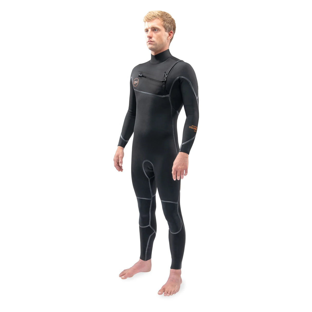 Dakine Mens Cyclone Chest Zip 5/4mm Full Wetsuit