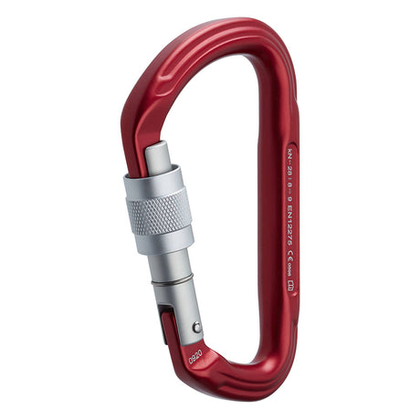 NRS Nuq Screw gate Karabiner - Red