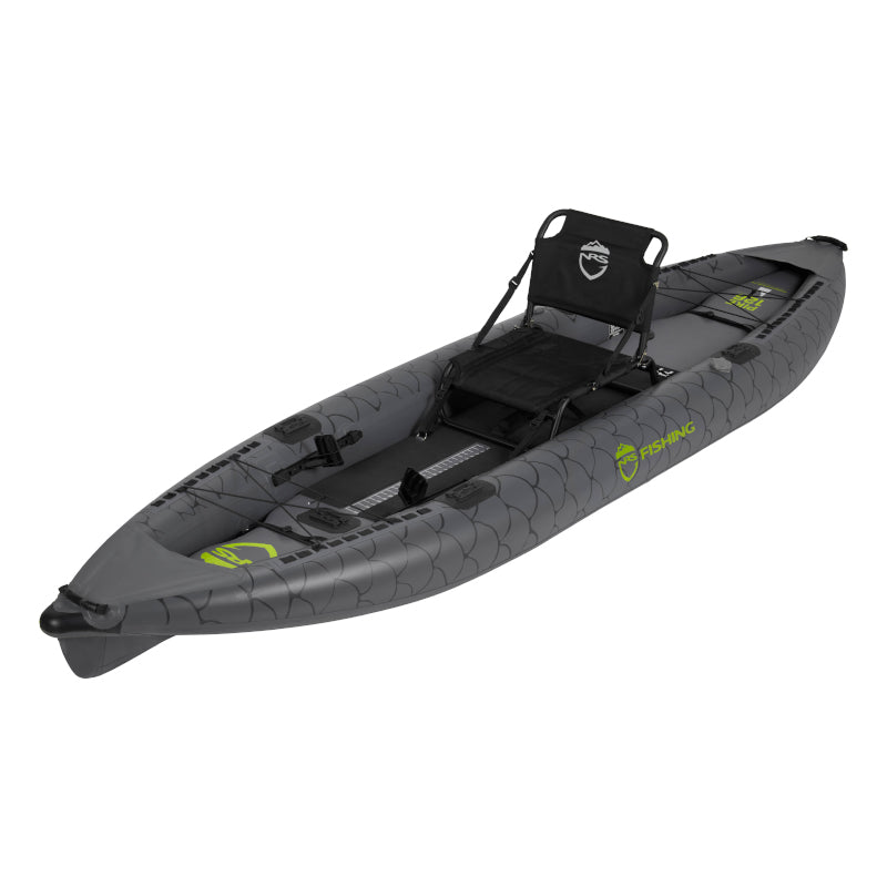 NRS Pike Inflatable Fishing Kayak - Grey Scale