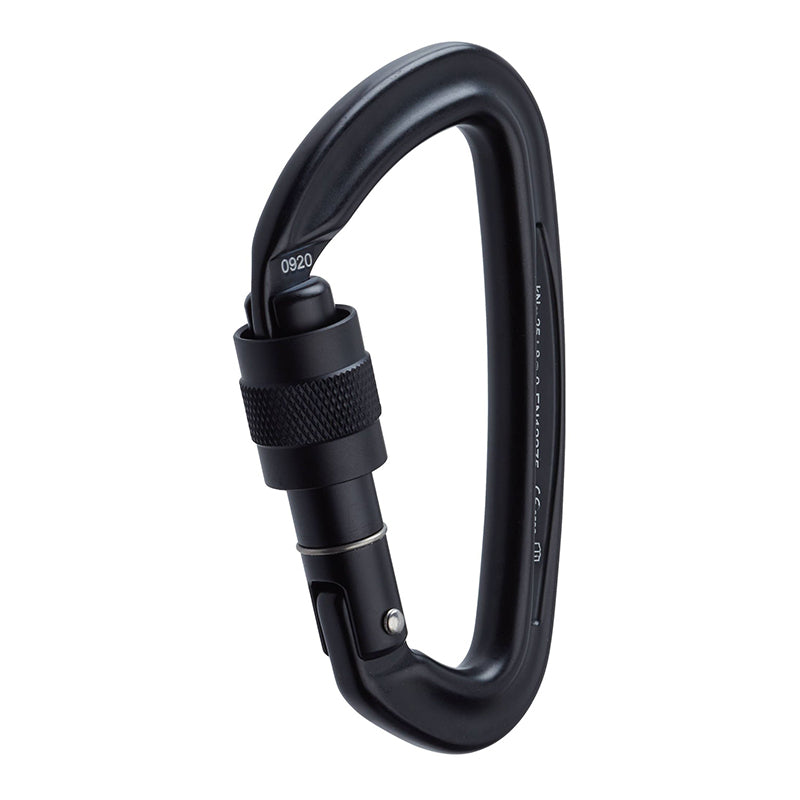 NRS Sliq Screw Gate Karabiner - Black