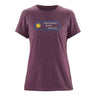 NRS Womens Retro T-Shirt - Heathered Eggplant