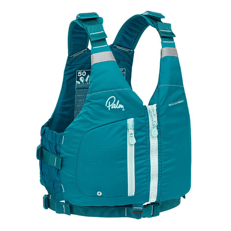 Palm Meander Womens - Teal