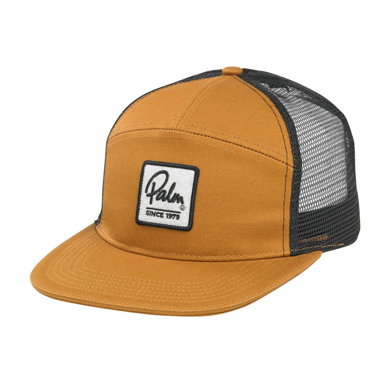 Palm Seven Panel Cap - Pumpkin