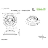 Railblaza QuikPort inc VHB - Dimensions