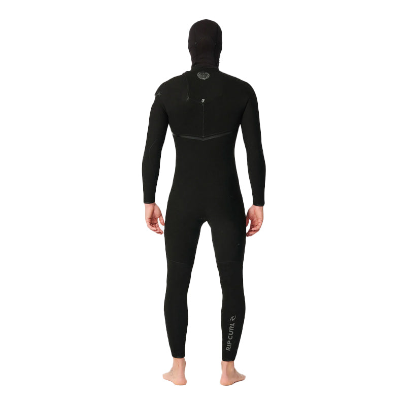 Ripcurl E Bomb 5/4 Hooded Zip Free Wetsuit - Black