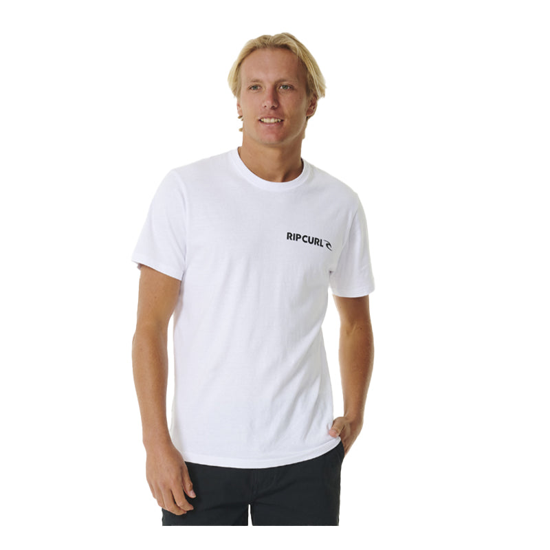 Ripcurl Brand Icon Tee - White