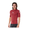 Ripcurl Corps S/SL UV Mens - Maroon