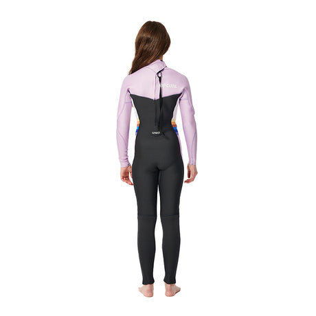 Ripcurl Junior Dawn Patrol 4/3 Back Zip Wetsuit - Purple