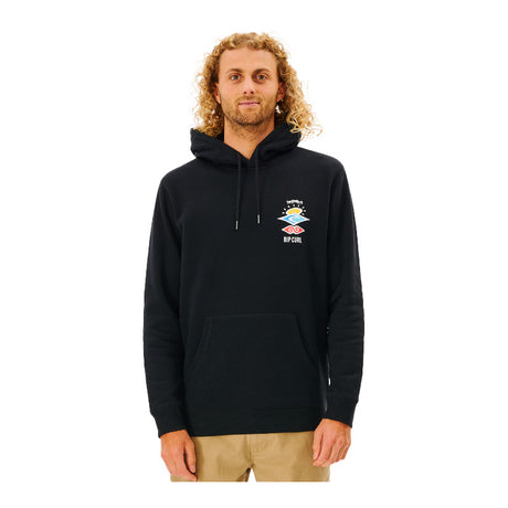 Ripcurl Search Icon Hood Fleece  - Black