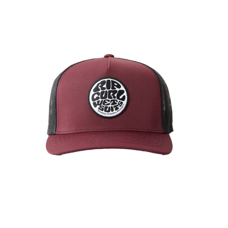 Ripcurl Wetsuit Icon Trucker Hat - Maroon