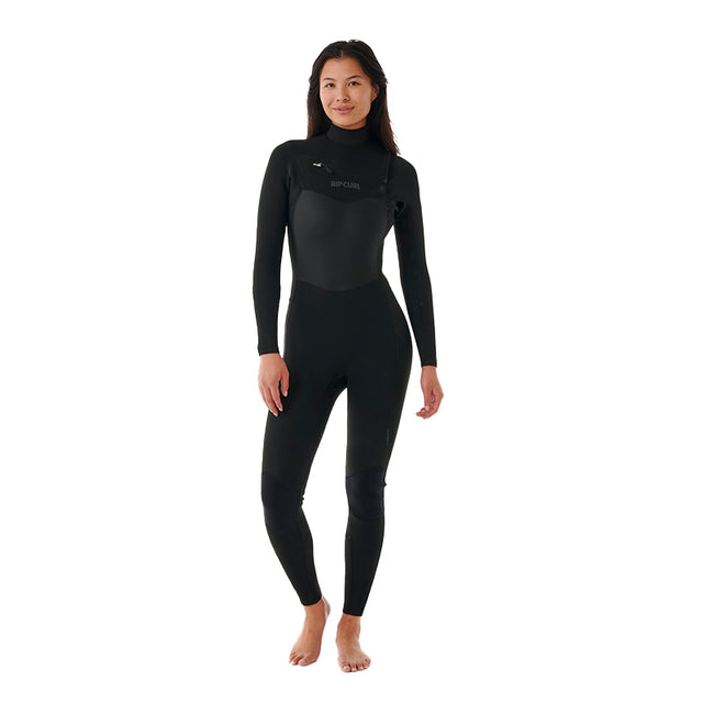 Ripcurl Womens Dawn Patrol 5/3 Chest Zip Wetsuit - Black