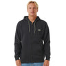 Ripcurl Horizon Zip Thru Hood Fleece - Washed Black