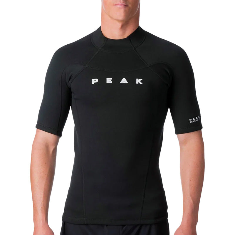 Ripcurl Peak Energy Short Sleeve Back Zip Jacket - Black