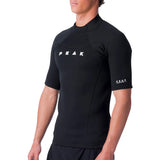 Ripcurl Peak Energy Short Sleeve Back Zip Jacket - Black