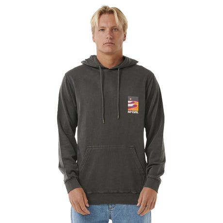 Ripcurl Surf Revival Lined Up Hood - Washed Black