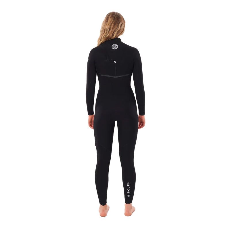 Ripcurl Women's E Bomb 4/3 Zip Free Wetsuit - Black