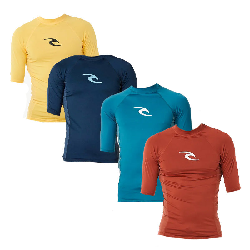 Ripcurl Waves UPF Perf Short Sleeve Rash Vest