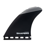 Shapers F.P.R Thruster Set - Single Tab Base - Medium - Black