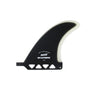 Shapers Fins -  5.5&#34; Rage Series Box Fin - Black Clear