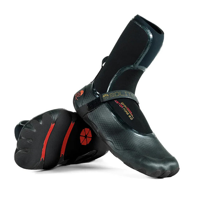 Solite 8mm Custom Fire 2.0 Boots - Black/Red