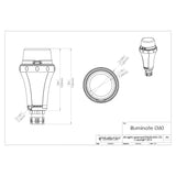 Railblaza Visibility Kit Black II - Dimensions 2