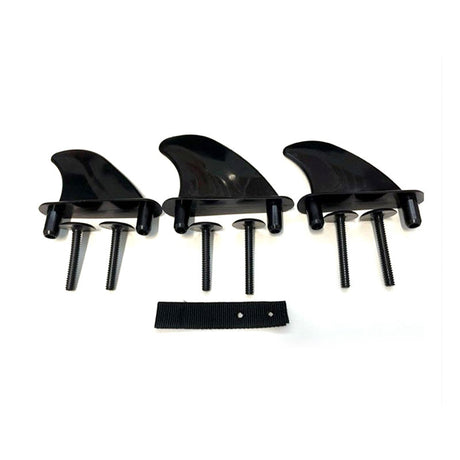 Vision Ignite Surfboard Fins &#38; Screws (Set of 3) - Black