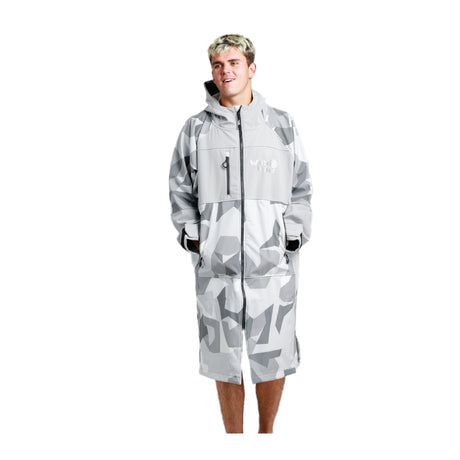 White Water Adult Soft Shell Changing Robe - Arctic Grey