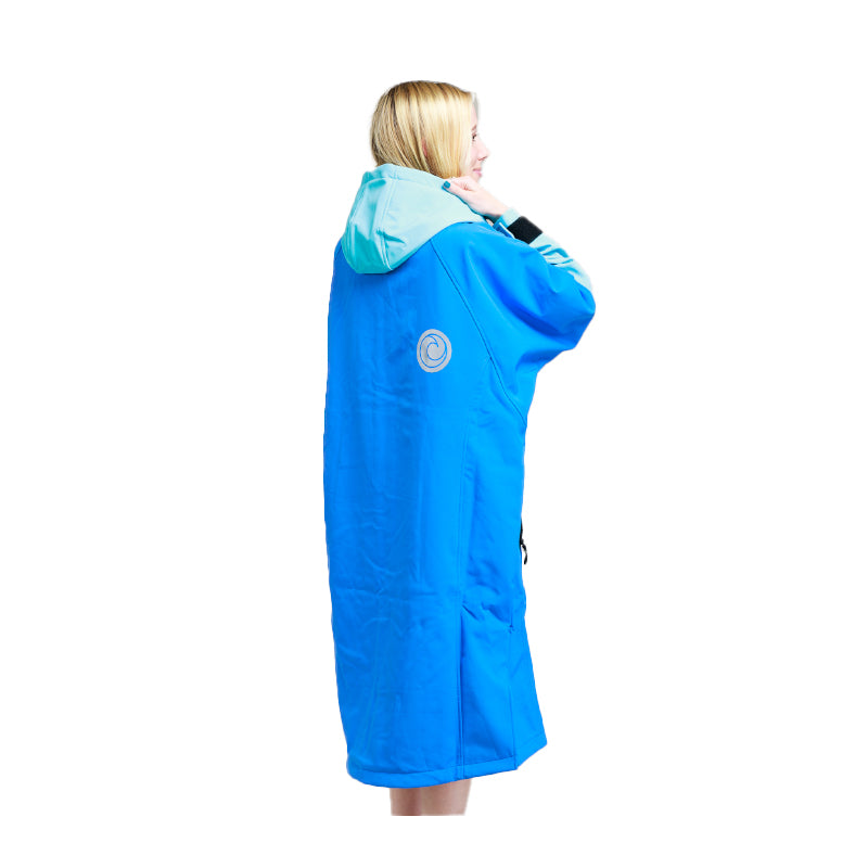 White Water Adult Soft Shell Changing Robe - Cobalt Blue