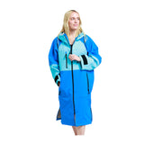 White Water Adult Soft Shell Changing Robe - Cobalt Blue