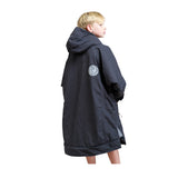 White Water Kids Hard-Shell Robe - Black/Grey Lining