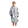 White Water Kids Soft Shell Changing Robe - Arctic Grey